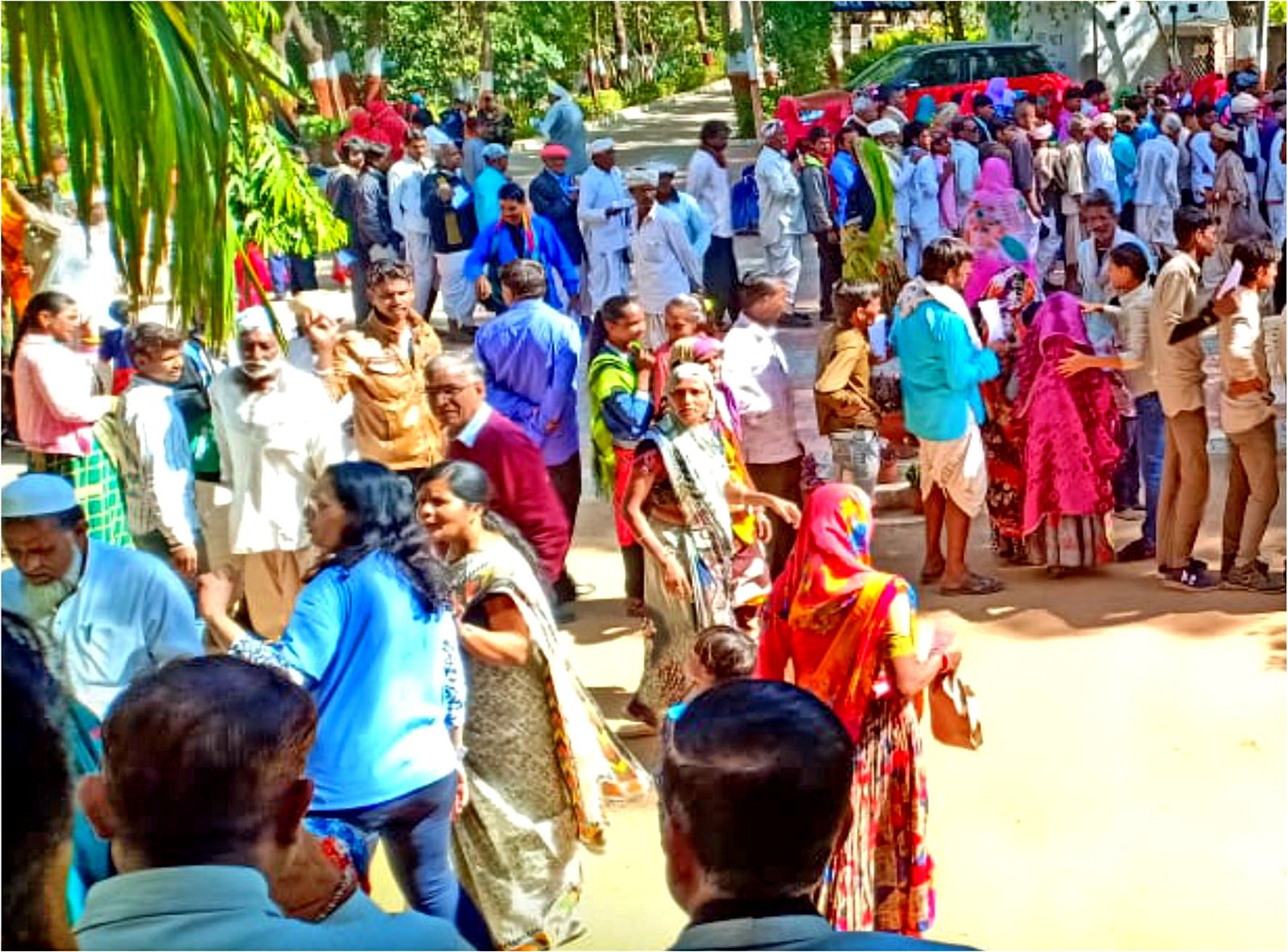 Geriatric screening and blood pressure diagnostic checks, Virampur.